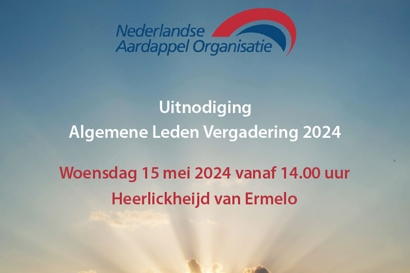 Uitnodiging ALV 15 mei 2024 te Ermelo